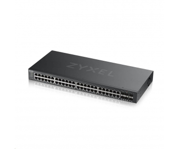 Zyxel GS2220-50 50-port L2 Managed Gigabit Switch, 44x gigabit RJ45, 4x gigabit RJ45/SFP, 2x gigabit SFP
