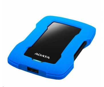 ADATA Externí HDD 2TB 2,5" USB 3.1 HD330, BLACK COLOR BOX, černý (gumový, nárazu odolný)