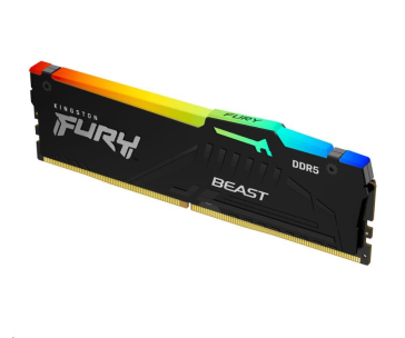 KINGSTON DIMM DDR5 32GB 5200MT/s CL36 FURY Beast RGB EXPO