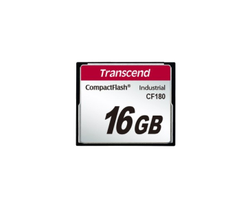 TRANSCEND CompactFlash Card CF180I, 1GB, SLC mode WD-15, Wide Temp.