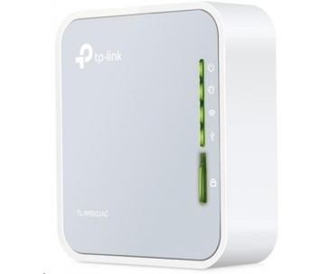 TP-Link TL-WR902AC přenosný WiFi5 router (AC750, 2,4GHz/5GHz, 1x100Mb/s LAN/WAN, 4G LTE, 1xUSB2.0)