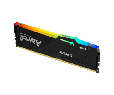 KINGSTON DIMM DDR5 32GB 5600MT/s CL40 FURY Beast Černá RGB