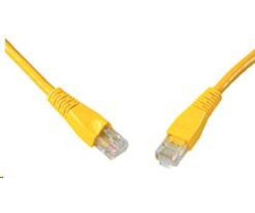 Solarix Patch kabel CAT5E UTP PVC 7m žlutý snag-proof C5E-114YE-7MB