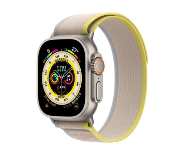 COTECi W97 Ultra Wild Trail Band for Apple Watch 38 / 40 / 41mm Yellow with Beige