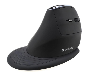 Sandberg bezdrátová vertikální myš Mouse Pro, černá