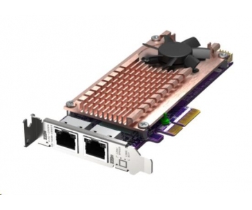 QNAP QM2-2P2G2T rozšiřující karta 2xM.2 2280 SATA SSD, 2x2.5GbE, 4xPCle