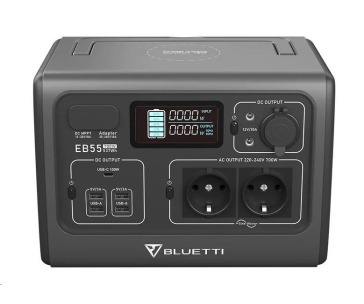 BLUETTI bateriový generátor EB55, kapacita 537 Wh