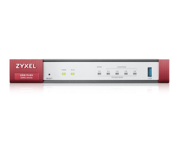 Zyxel USGFLEX50 firewall, 1x gigabit WAN, 4x gigabit LAN/DMZ, 1x USB, IPSec, SSL VPN