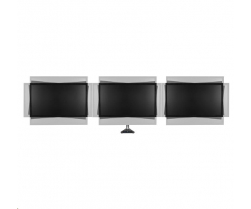 ARCTIC stolní držák Z3 Pro (Gen3) pro 3x LCD do 32", nosnost 3usx15kg, 4x USB HUB, černý (black)