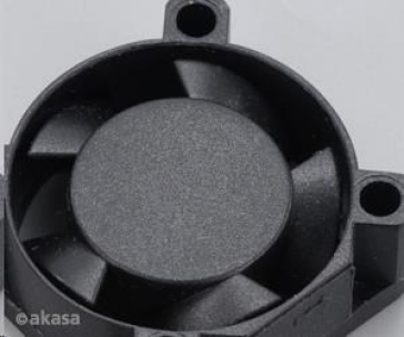AKASA ventilátor AK-189BK-2B, 25x25x10mm, 2 pins, 2x kuličkové ložisko