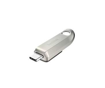SanDisk Flash Disk 256GB Ultra Luxe, USB-C 3.2, Stříbrná