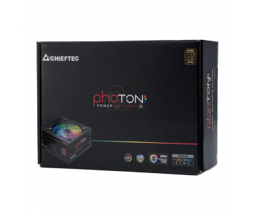 CHIEFTEC zdroj Photon Series, CTG-750C-RGB, 750W, 12cm RGB fan, Active PFC, Modular, Retail, 85+