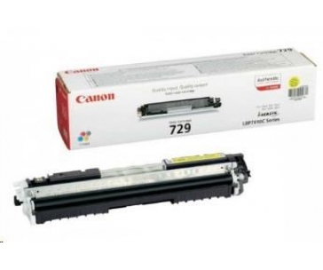 Canon TONER CRG-729Y žlutý pro i-Sensys LBP7010C , LBP7010C, LBP7018C (1 000 str.)