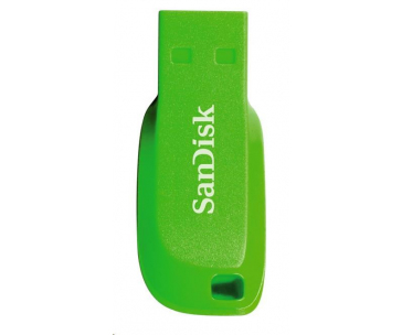 SanDisk Flash Disk 16GB Cruzer Blade, USB 2.0, zelená