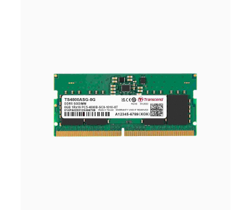 TRANSCEND SODIMM DDR5 8GB 4800MHz JM 1Rx16 1Gx16 CL40 1.1V