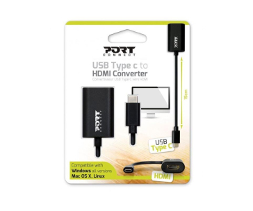 PORT konvertor USB-C / HDMI, délka kabelu 15 cm