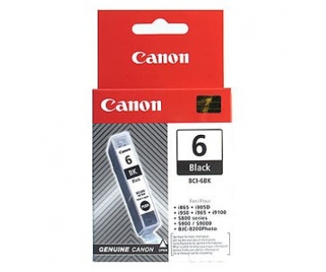 Canon CARTRIDGE BCI-6BK černá pro i865, i905, i9100, i950, i965, i990, i9950, MP-750, MP-760, MP-780, MP-780 (280 str.)