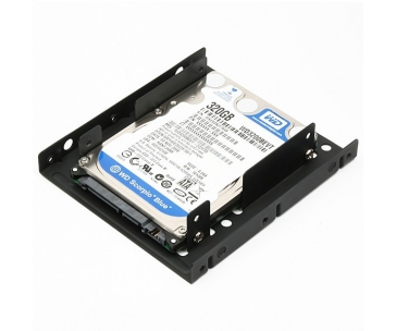 AXAGON RHD-225, kovový rámeček pro 2x 2.5" HDD/SSD do 3.5" pozice, montáž ventilátoru