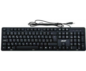 Acer klávesnice drátová USB, WIN, černá, CZ