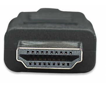 MANHATTAN kabel HDMI s Ethernetem, stíněný, 1m, Black