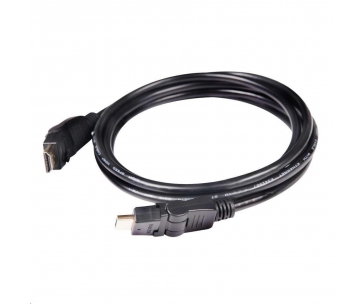 Club3D Kabel HDMI 2.0 4K60Hz UHD, 360 otočné konektory (M/M), 2m