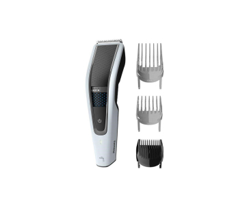 Philips Series 5000 HC5610/15 zastřihovač vlasů, vodotěsný, samoostřicí ocelové břity, bílá / černá