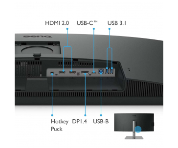 BENQ MT PD3420Q 34",3440x1440,350nits,1000:1,5ms,HDMI/DP/USB,repro,VESA,cable:DVI,DPtomDP,HDMI,USB,IPS;Gls Black