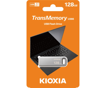 KIOXIA TransMemory Flash drive 128GB U366, stříbrná