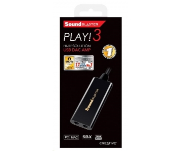 Creative Sound Blaster Play! 3, USB zvuková karta