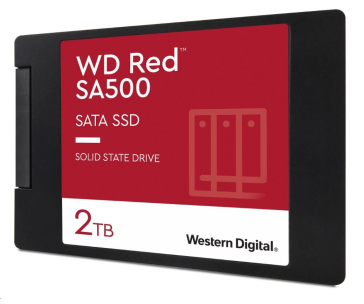 WD RED SSD 3D NAND WDS200T2R0A 2TB SATA/600, (R:560, W:530MB/s), 2.5"