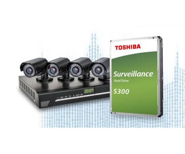 TOSHIBA HDD S300 Surveillance (SMR) 2TB, SATA III, 5400 rpm, 128MB cache, 3,5", BULK