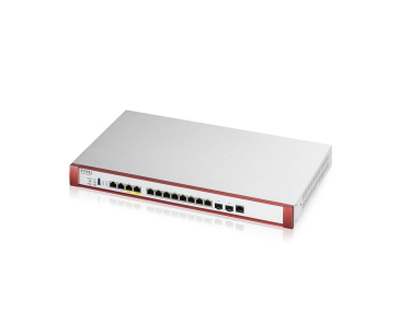 Zyxel USG FLEX700 H Series, User-definable ports with 2*2.5G, 2*10G( PoE+) & 8*1G, 2*SFP+, 1*USB  with 1 YR Security bun