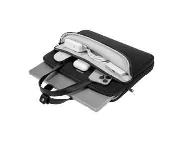 tomtoc Shoulder Bag - 14" a 13" MacBook Pro / Air, černá