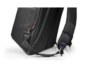 PORT batoh CHICAGO EVO na notebook 15,6’’ a tablet 10,1", integrovaný USB port, zámek zipu, černá
