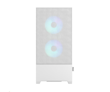 FRACTAL DESIGN skříň Pop Air RGB White TG Clear Tint, 2x USB 3.0, bez zdroje, ATX