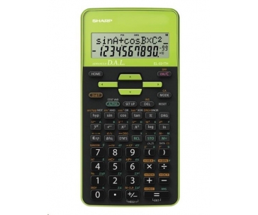 SHARP kalkulačka - EL531THGR - zelená - box