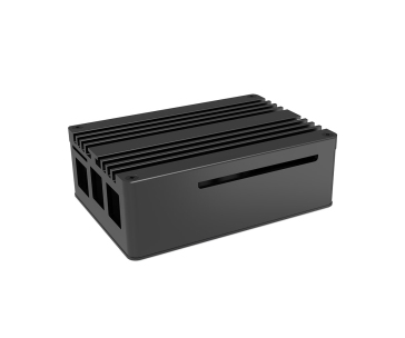 AKASA case Pi-5 Pro, pro Raspberry Pi 5, hliník, černá