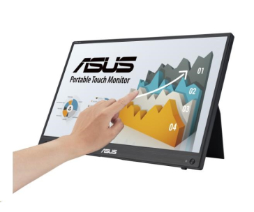 ASUS LCD 15.6" MB16AHT 1920x1080 250cd IPS 5ms repro USB-C x 2 miniHDMI 1x , bez podstavce 1.01 Kg