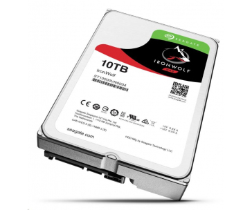 SEAGATE HDD 10TB IRONWOLF (NAS), 3.5", SATAIII, 7200 RPM, Cache 256MB