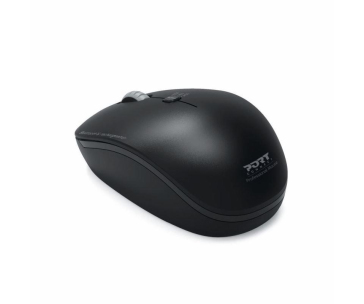 PORT bezdrátová myš COMBO PRO, 2,4 Ghz & Bluetooth, USB-A/C, černá