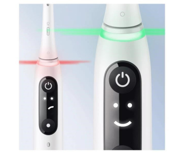 Oral-B iO Series 6 Duo Black & Pink Sand set elektrických zubních kartáčků, 5 režimů, AI, časovač