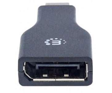 MANHATTAN adaptér Mini DisplayPort Male to DisplayPort Female, Black