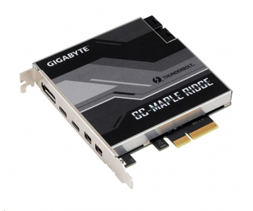 GIGABYTE GC-MAPLE RIDGE, Intel® Thunderbolt™ 4 Certified add-in card, USB Type-C, DisplayPort