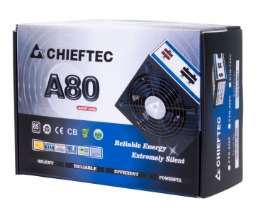 CHIEFTEC zdroj A80 Series, CTG-550C, 550W, 12cm fan, Active PFC, Modular, Retail, 85+