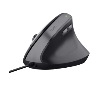 TRUST myš Bayo II Ergonomická vertikální myš, USB, černá
