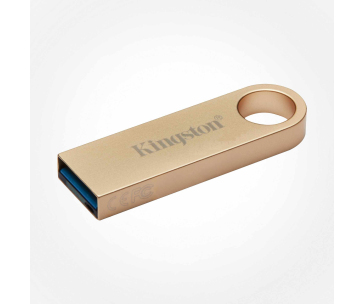 Kingston 256GB DataTraveler DTSE9, 3. Generace, USB 3.2, zlatá