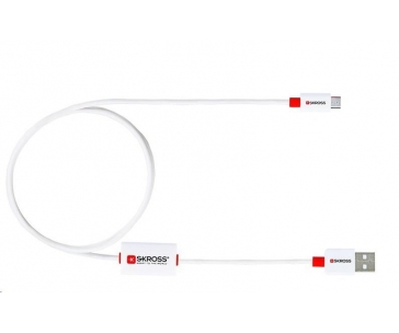SKROSS alarm USB kabel SKROSS BUZZ Micro USB, akustické upozornění, délka 1m, pro nabíjení a přenos dat