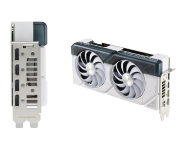 ASUS VGA NVIDIA GeForce RTX 4070 DUAL WHITE 12G, 12G GDDR6X, 3xDP, 1xHDMI