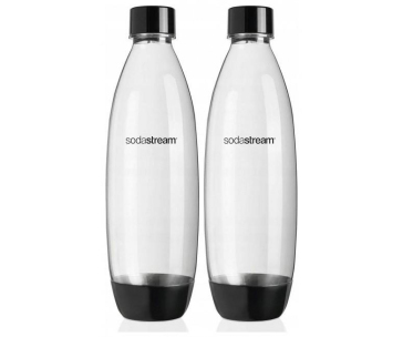 SodaStream TwinPack Fuse sada lahví, 2 kusy, 1 l, PET, černé
