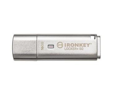 Kingston Flash Disk IronKey 16GB IKLP50 Locker+ 50 AES USB, w/256bit Encryption
